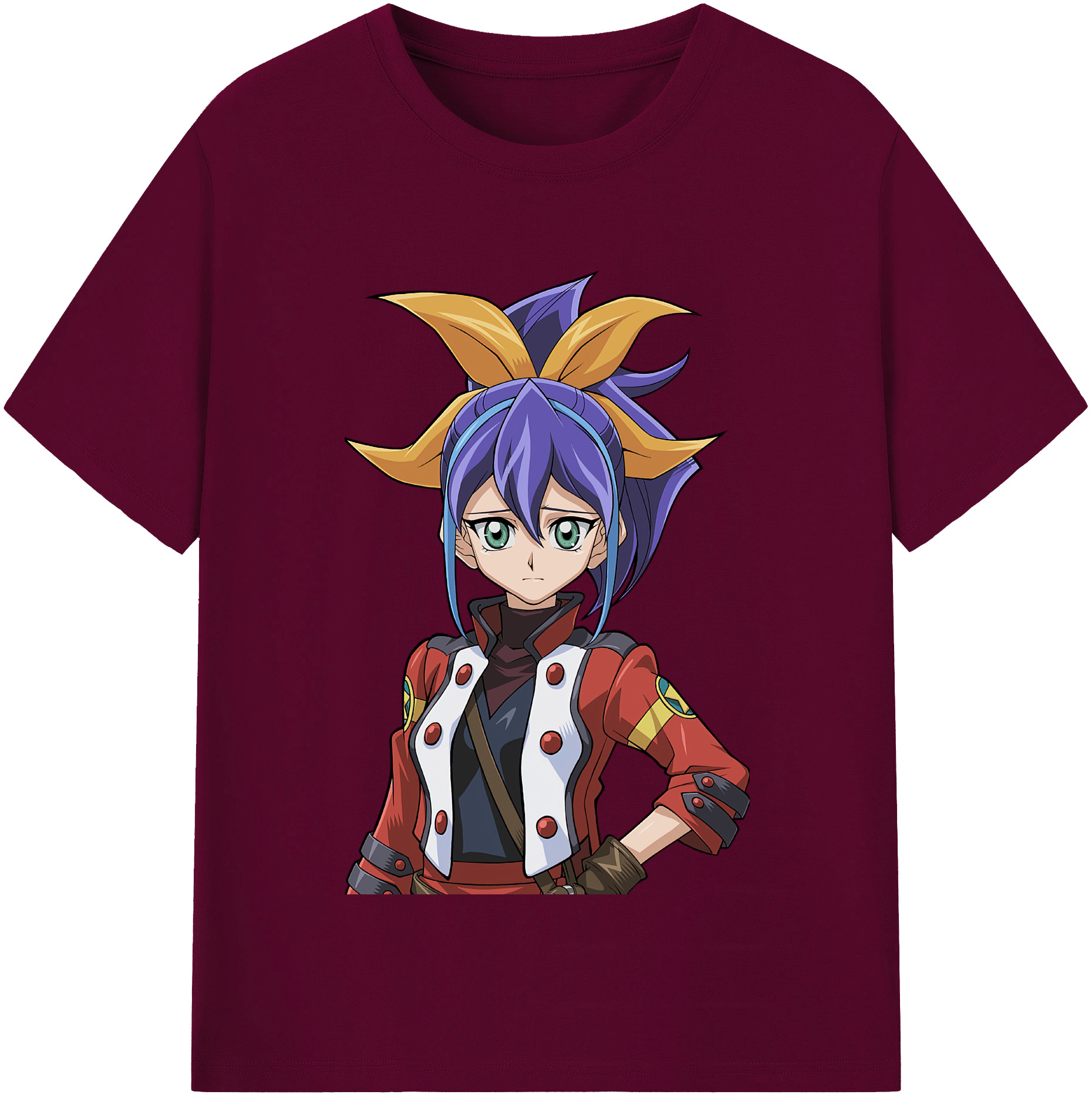 （画像用） 遊☆戯☆王 Yu-Gi-Oh! レディースカジュアルプリントTシャツ（綿100％）